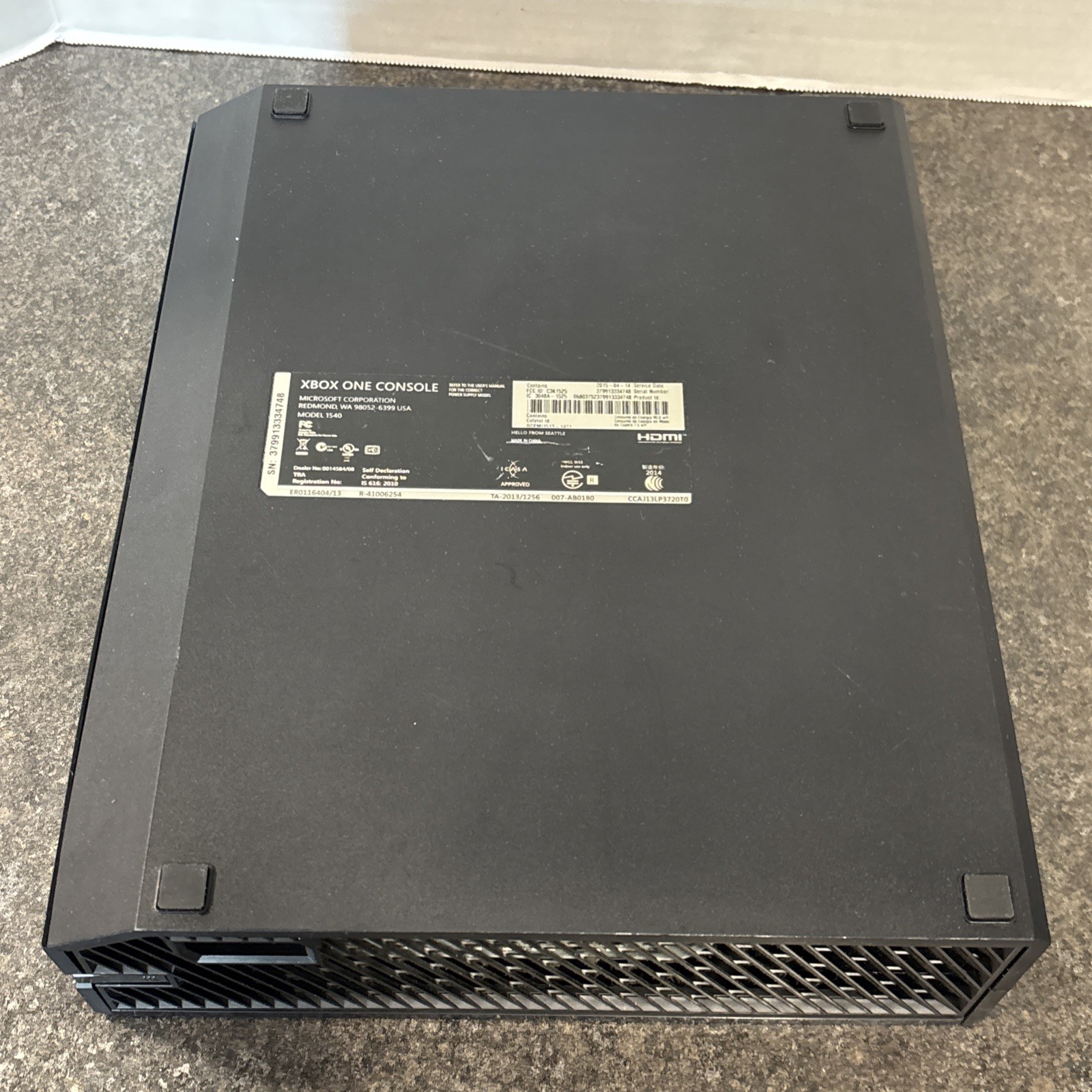 Microsoft Xbox One 500GB Console Only – UNTESTED – Black Consider For Parts🔥