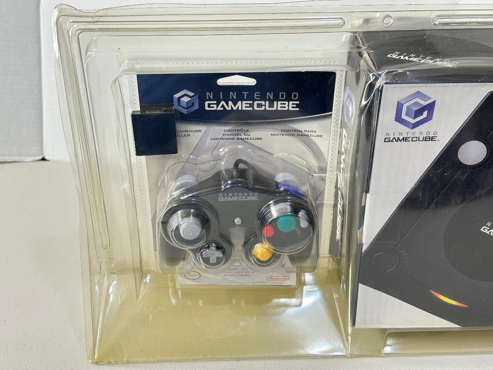 New! Nintendo GameCube Jet Black Extra Controller Memory.. Bundle -Blister Pack-