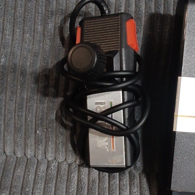 Working Atari 7800 Pro System Console w/ Controllers Power & Connector Cable.