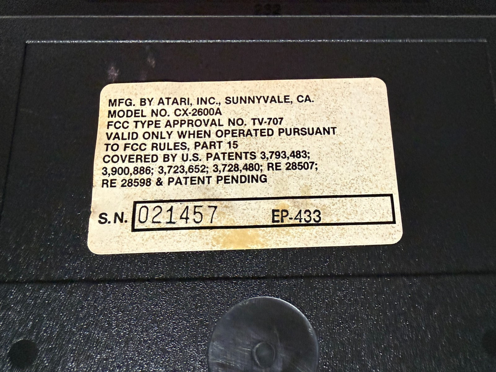 Atari 2600 Console Bundle with Controllers – For Repair or Parts