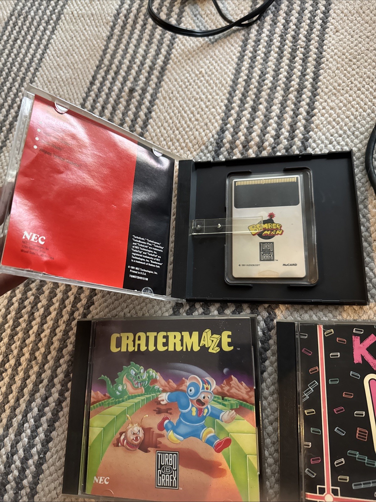 NEC TurboGrafx-16 Console With Three Turbo Stick And More Tested