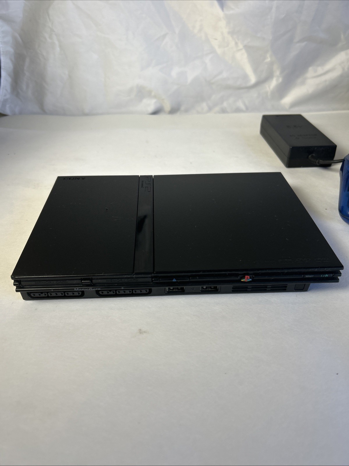 Sony PlayStation 2 PS2 Slim Console SCPH-77001 Black NTSC System with Controller