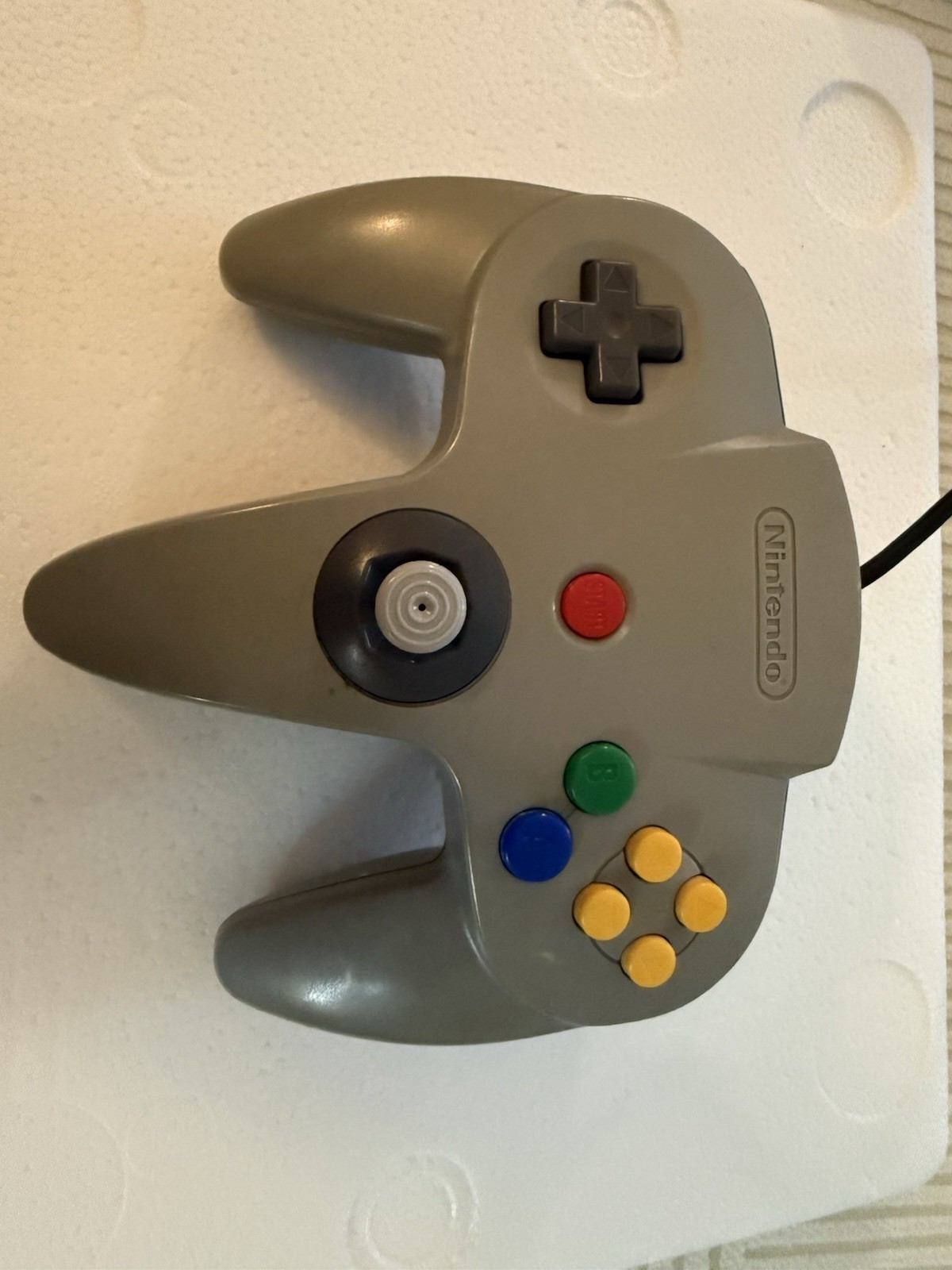 Nintendo 64 N64 Console Black/Gray NTSC-U/C w/ Controller, hookups & Jumper Pak