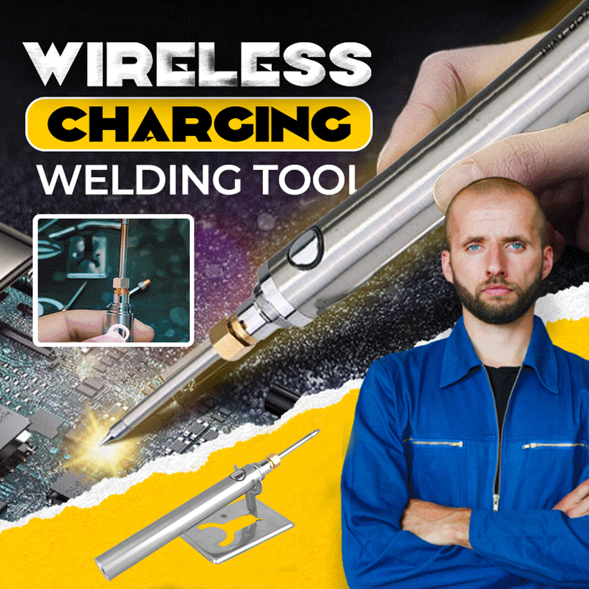 Wireless Welding Tool Soldering Iron Mini Portable USB Charging Battery Solder a