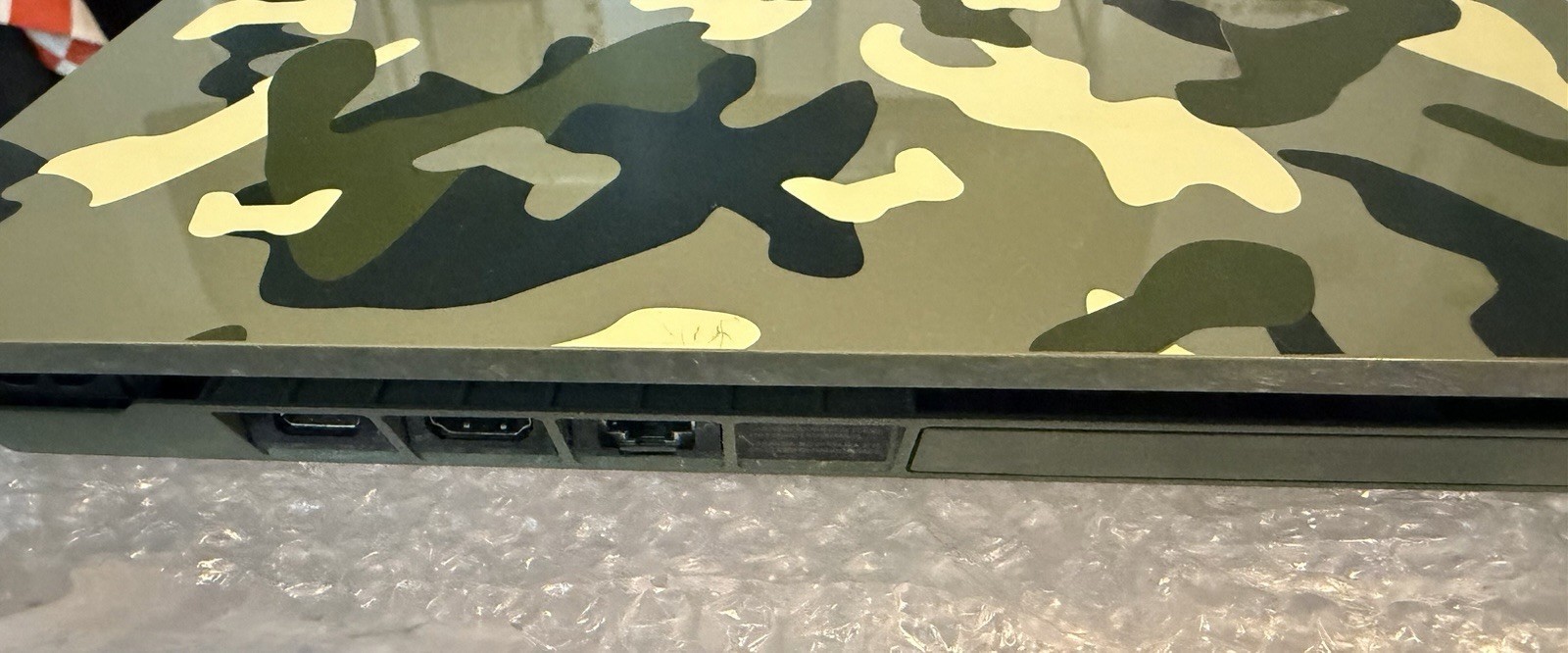 Sony PlayStation 4 PS4 Slim 1TB COD WW2 Camo Console w/Cables + Tested & Working
