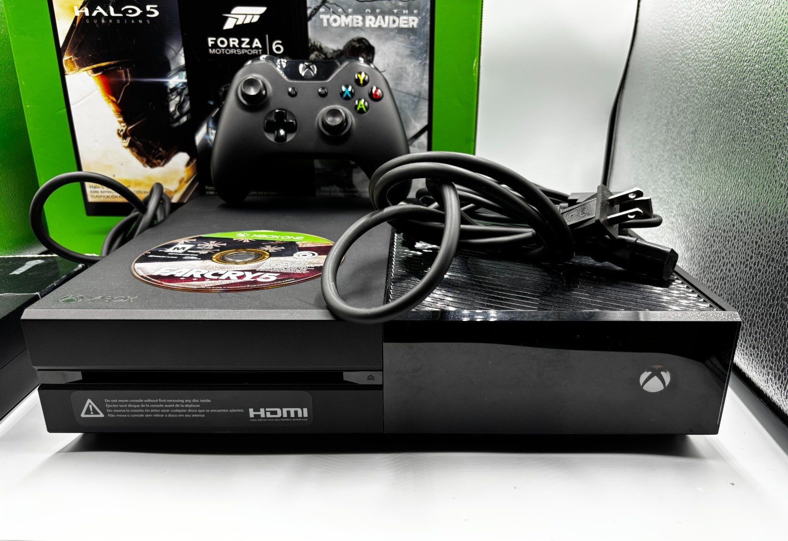 Microsoft Xbox One 1540 500GB Console w/ FarCry 5, Original Packaging (Tested)