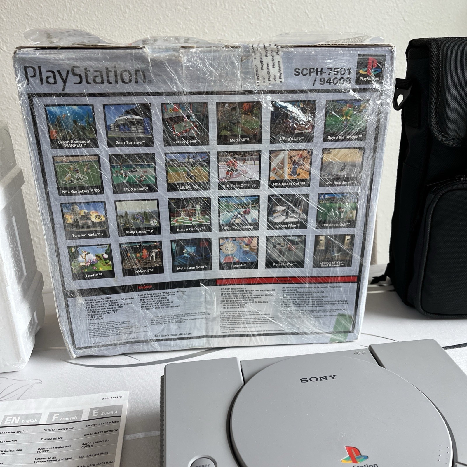 Sony PlayStation 1 Console (NTSC) Resident Evil II Bundle (please read)
