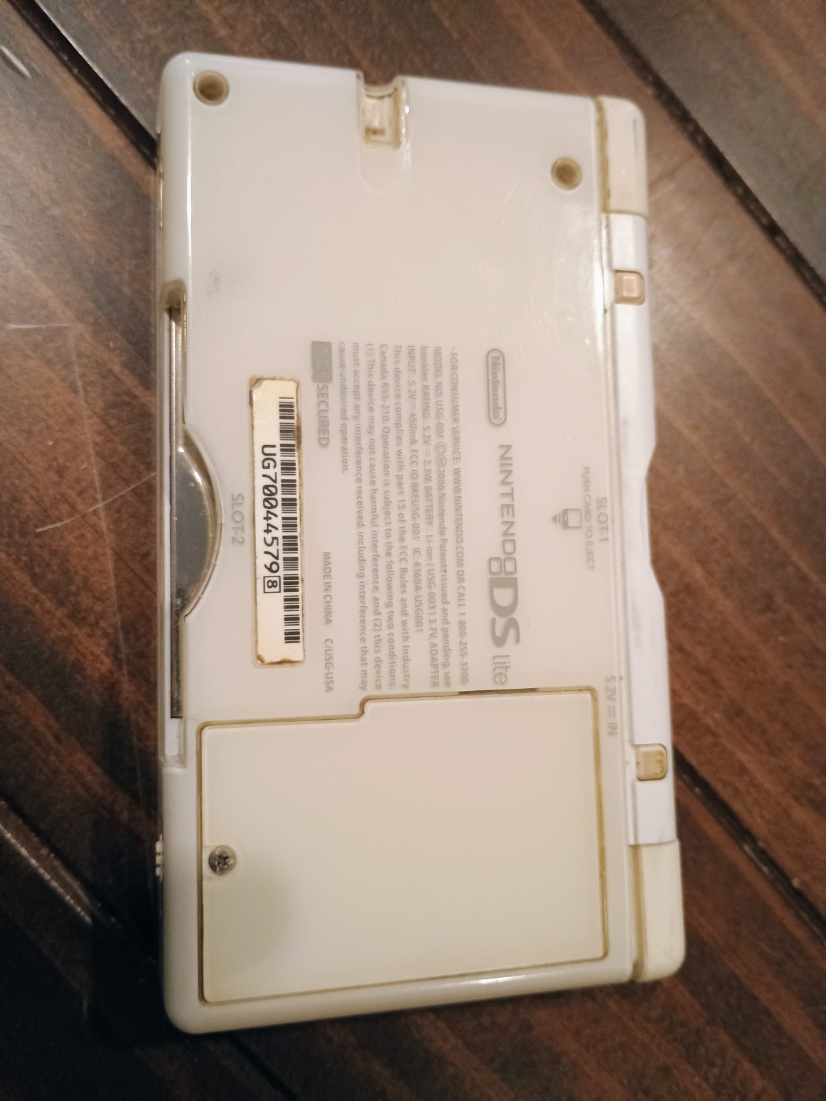 Nintendo DS Lite Handheld System White (Read Description)