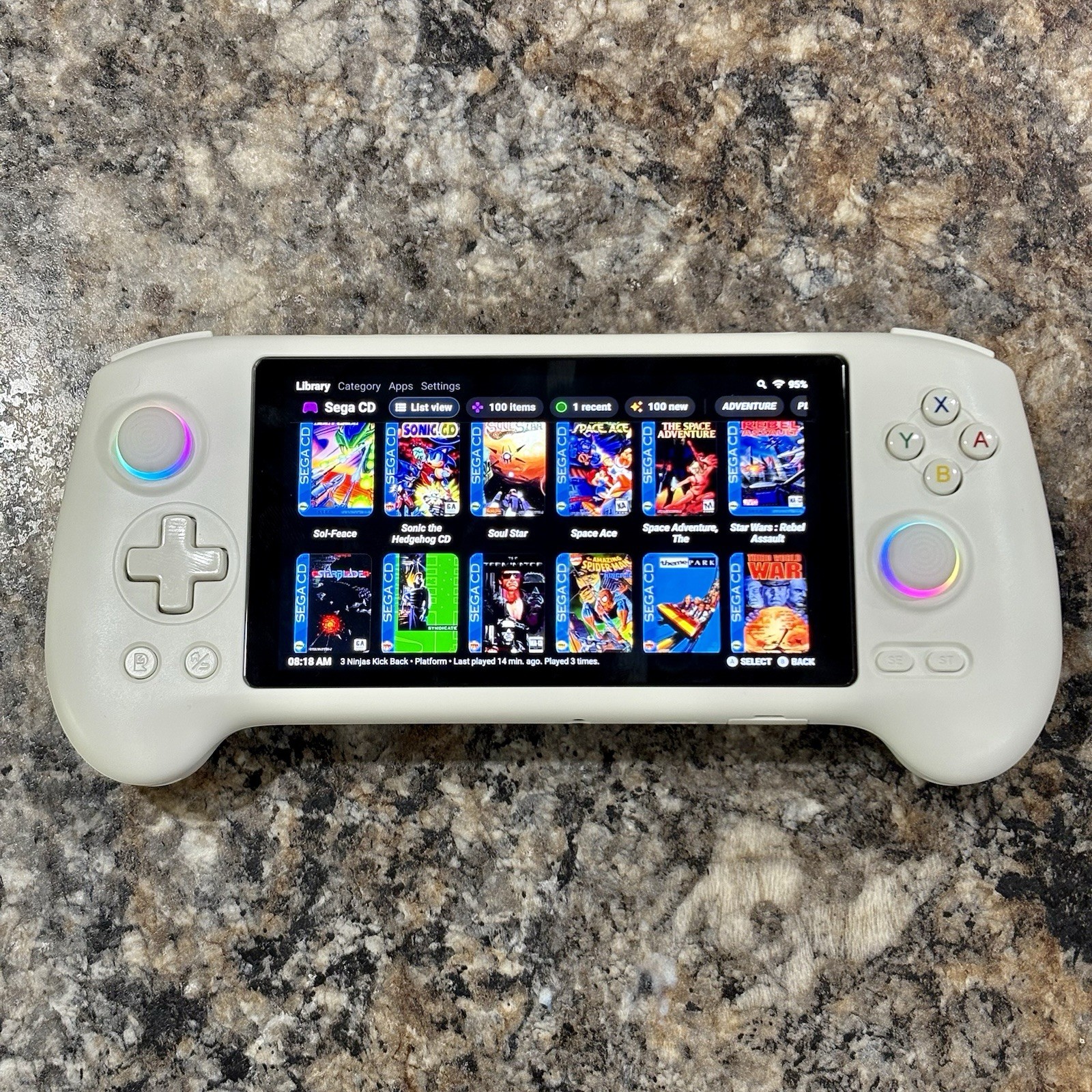 Anbernic RG577 Gaming Handheld, 256GB + 256GB Card, Custom Setup Ready To Play