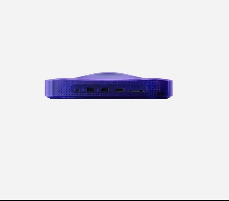 Analogue 3D N64 Funtastic Grape Purple HDMI FPGA Console with 8bitdo Controller