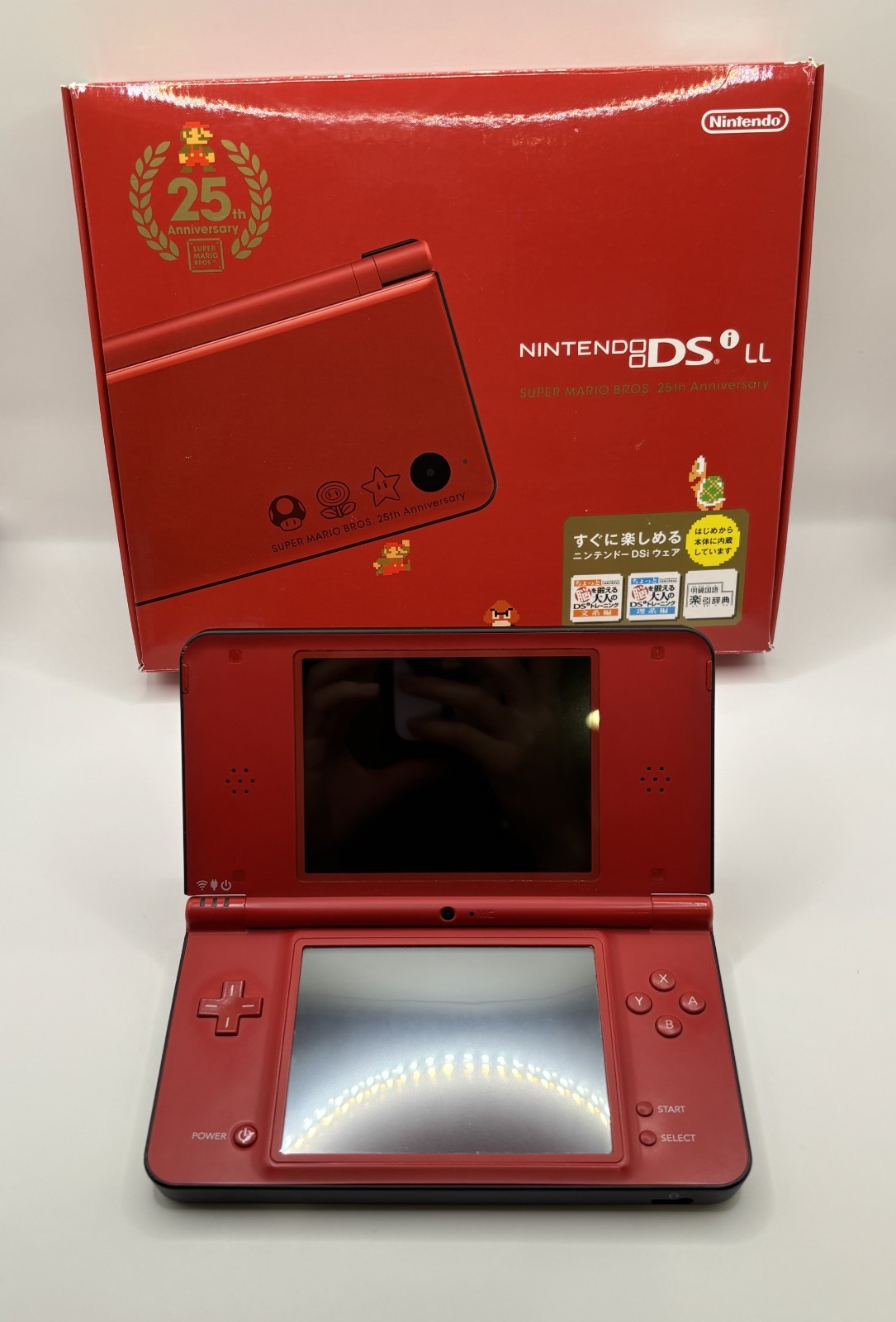 Nintendo DSi LL Super Mario 25th Anniversary Console Boxed Tested Japan