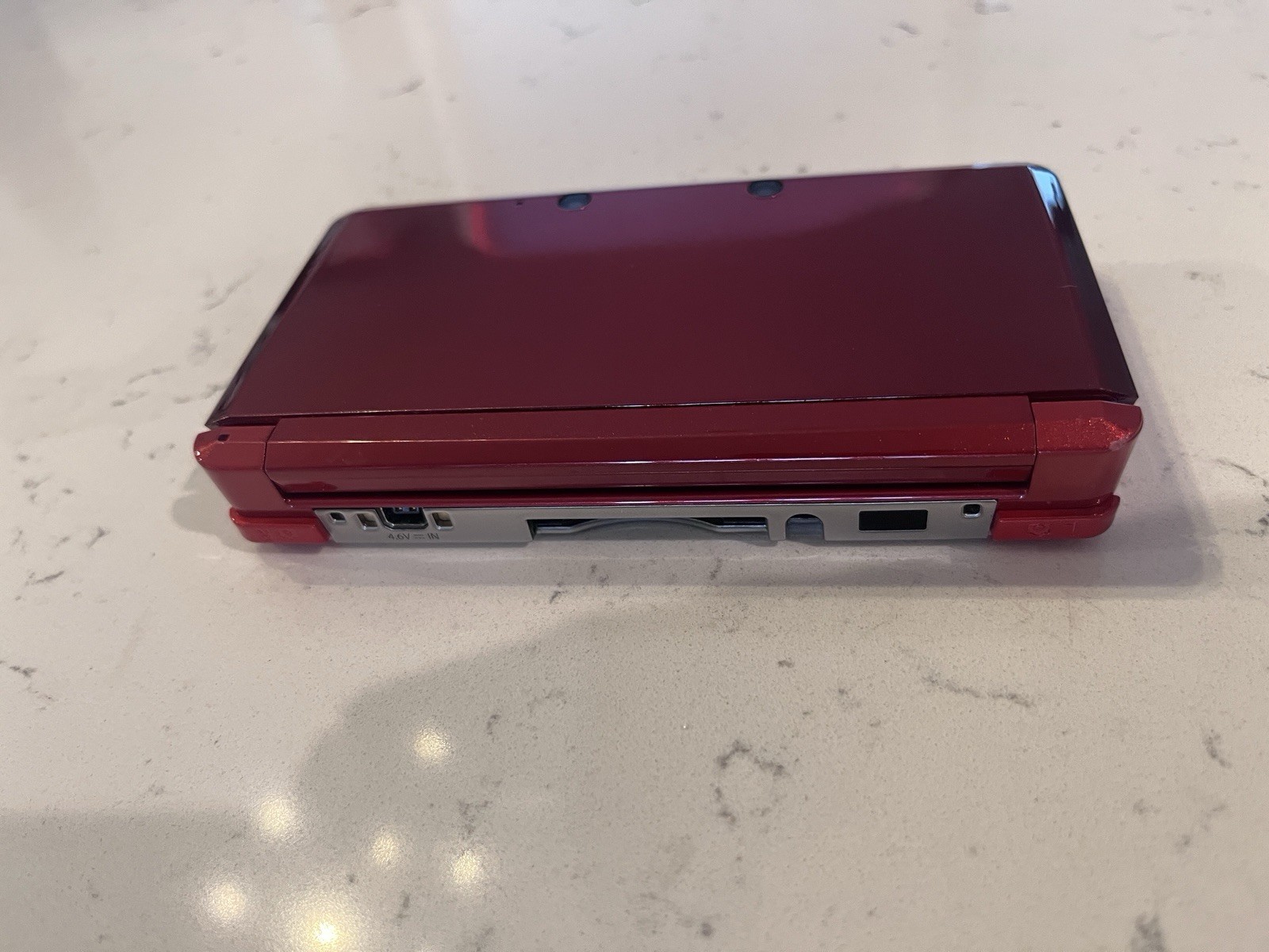 Nintendo 3DS Red Handheld Console Wi-Fi Capability Headphone Jack