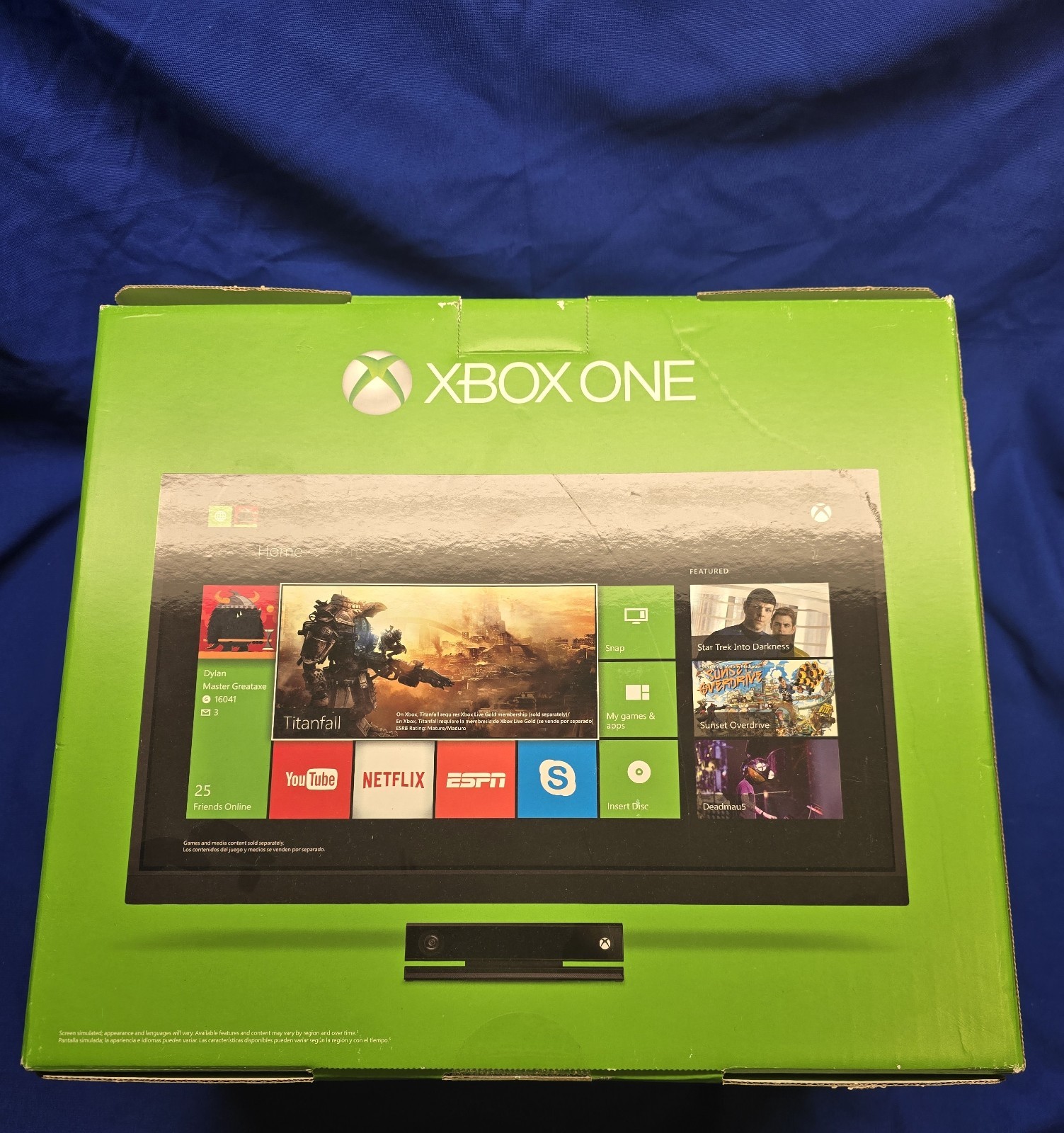 Microsoft Xbox One 500GB Console w/ Kinect – 2 Controllers & Add On’s (Tested)