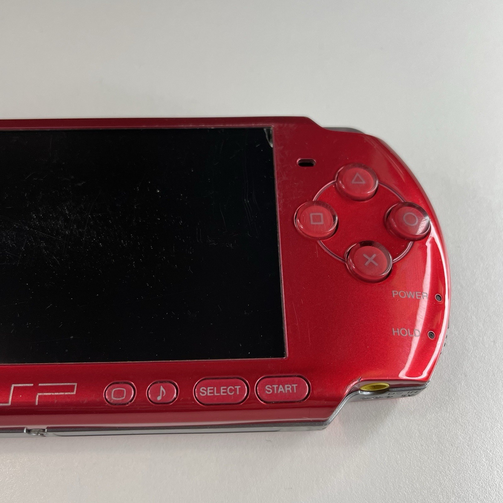 Sony PSP 3000 Handheld Console Lot – Silver & Red – Parts or Repair