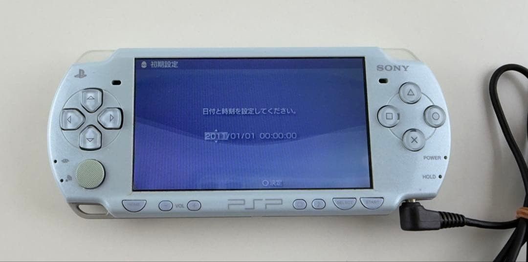 Rare Sony PSP-2000 Felicia Blue Console Region Free w/ Charger Tested Japan
