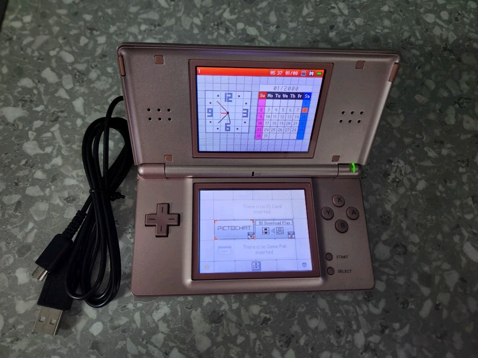 Nintendo DS Lite – Metallic Rose Nintendogs Edition 1