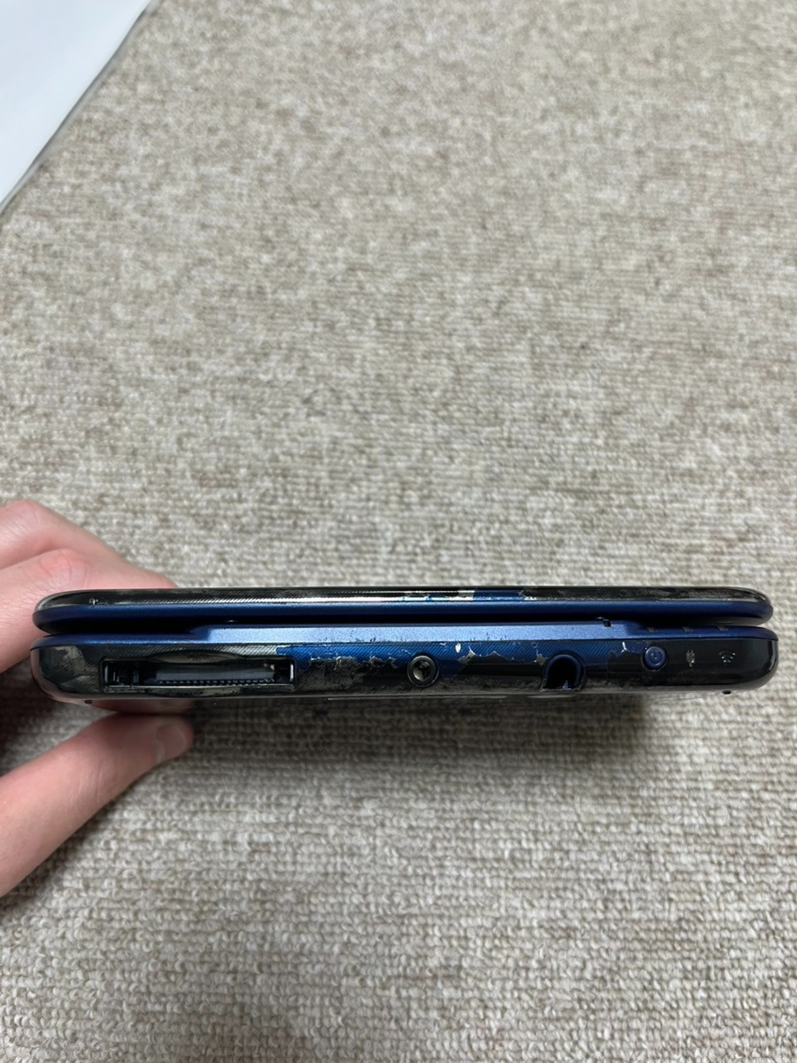 New 3DS LL XL Metalic blue Japan Nintendo Console region Japanese B839