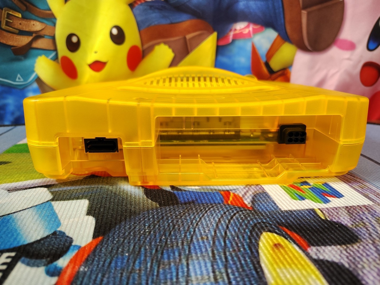 🔥Nintendo N64 Console Transparent Neon Orange Bundle Region Free🔥