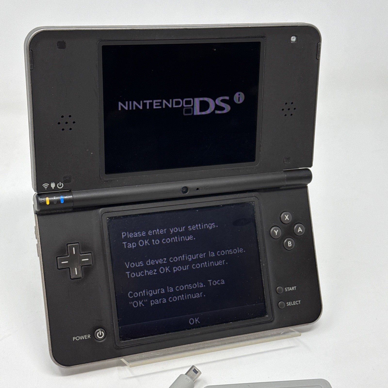 Nintendo DSi XL Black Brown Handheld System UTL-001 Tested Working With Charger