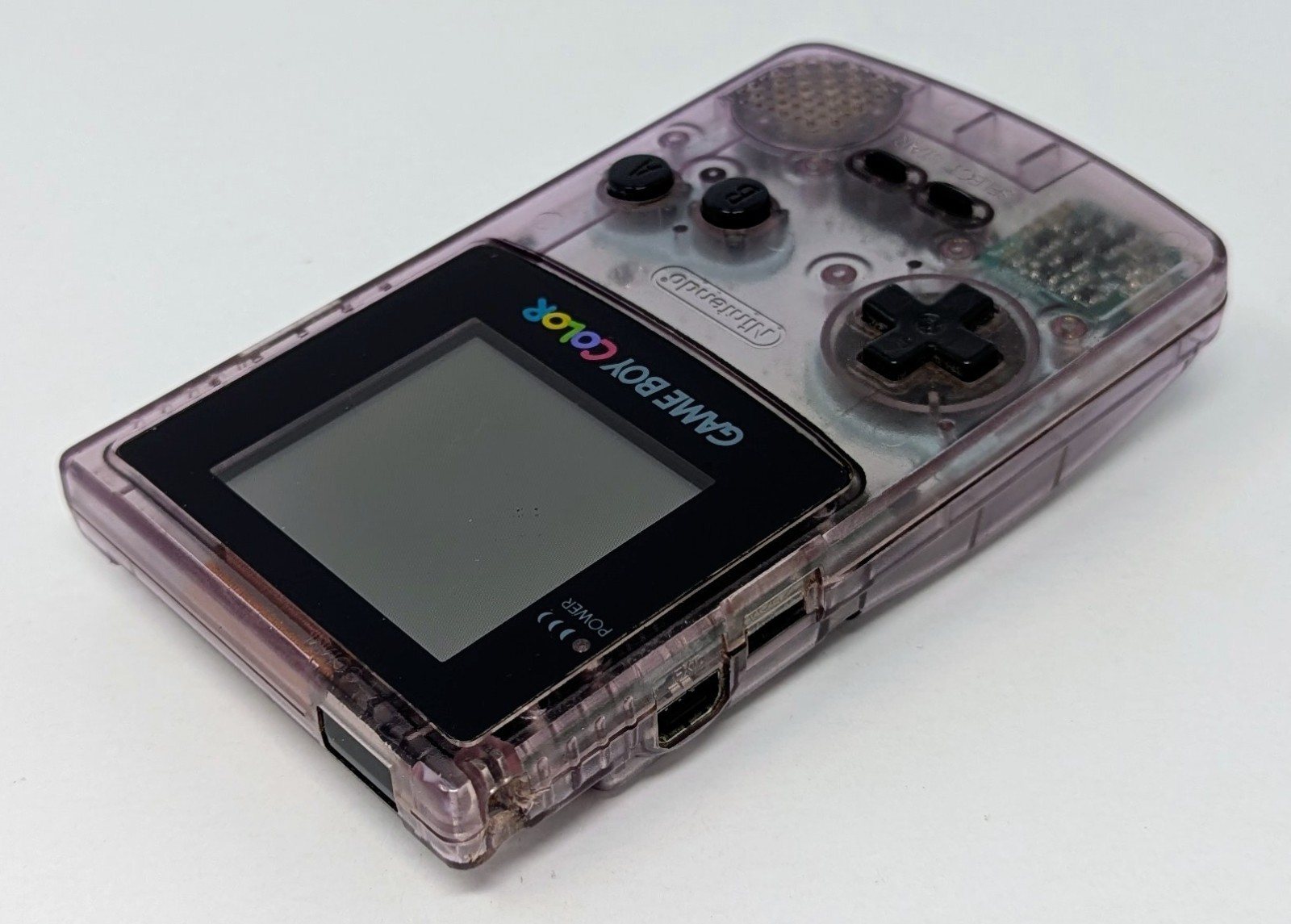 Nintendo Game Boy Color Atomic Purple Handheld System – Working- Sound Issue