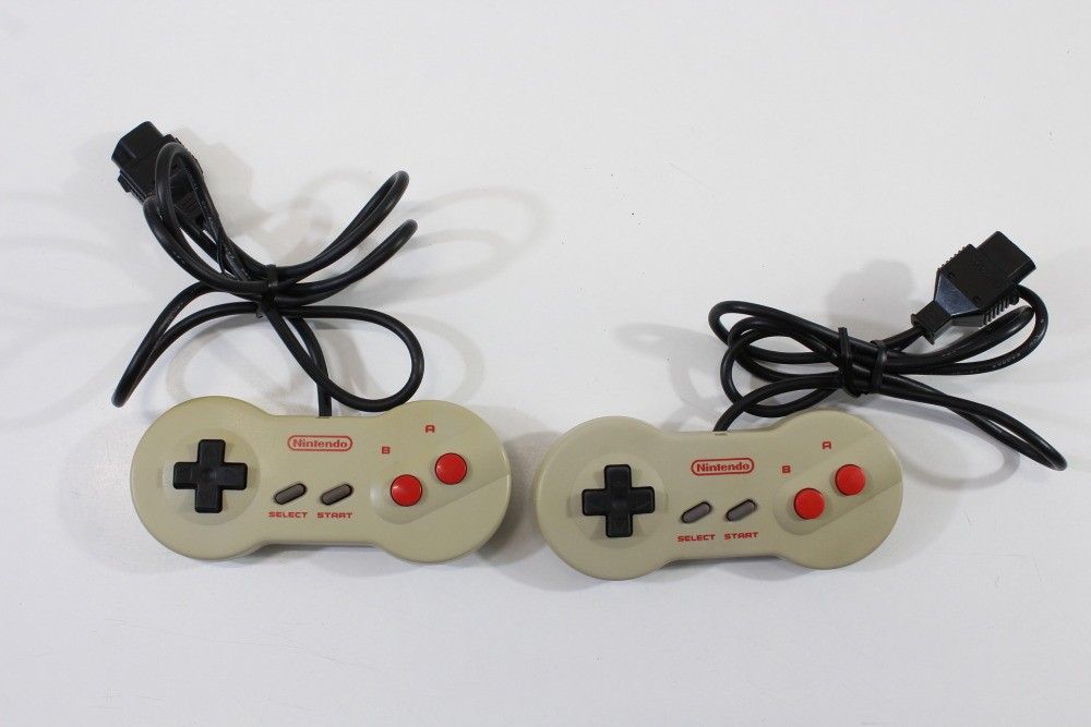 Nintendo AV New Famicom Console FC HVC-101 Controller x2 AC AV Bundle Japan #5