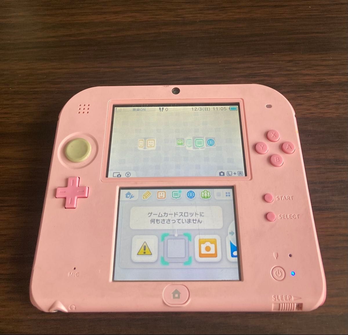 Nintendo 2DS Console Pink – SD Card Slot Issue / As-Is | Scratches & Dirt