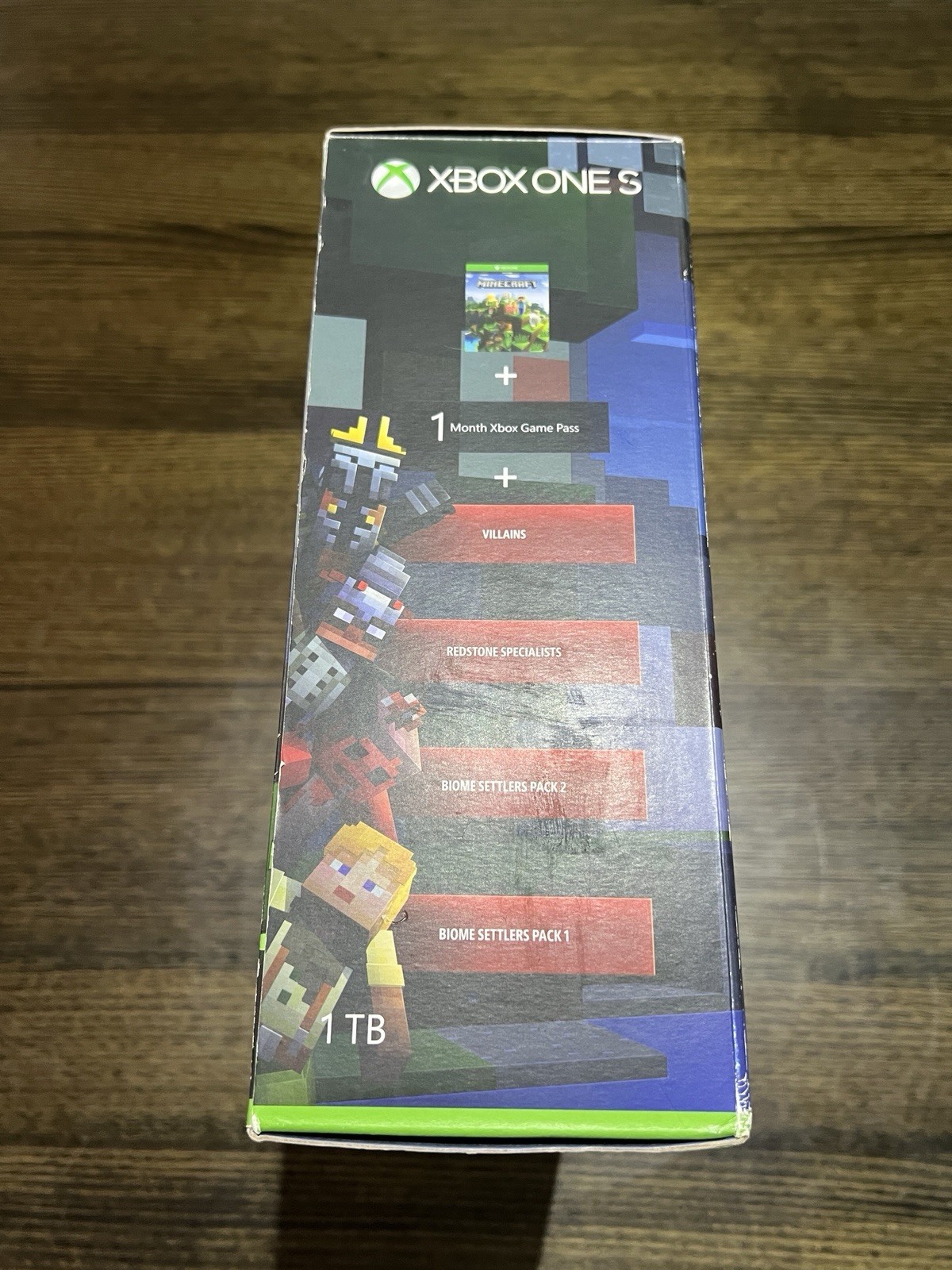 Microsoft Xbox One S 1TB Minecraft Limited Edition Console – Excellent Condition
