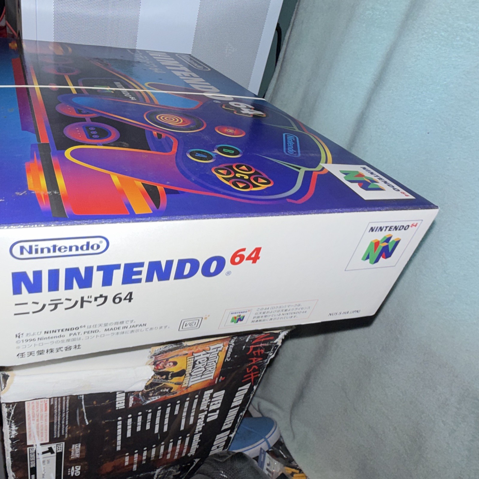 Nintendo 64 NUS-001(JPN) NTSC-J Japan Home Console w/ Original Box, RCA