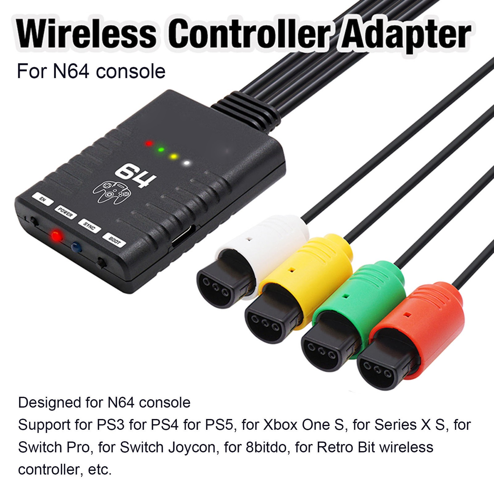 Game Console Converter Adapter Professional Plug And Play Bluetooth Wireles NDDQ