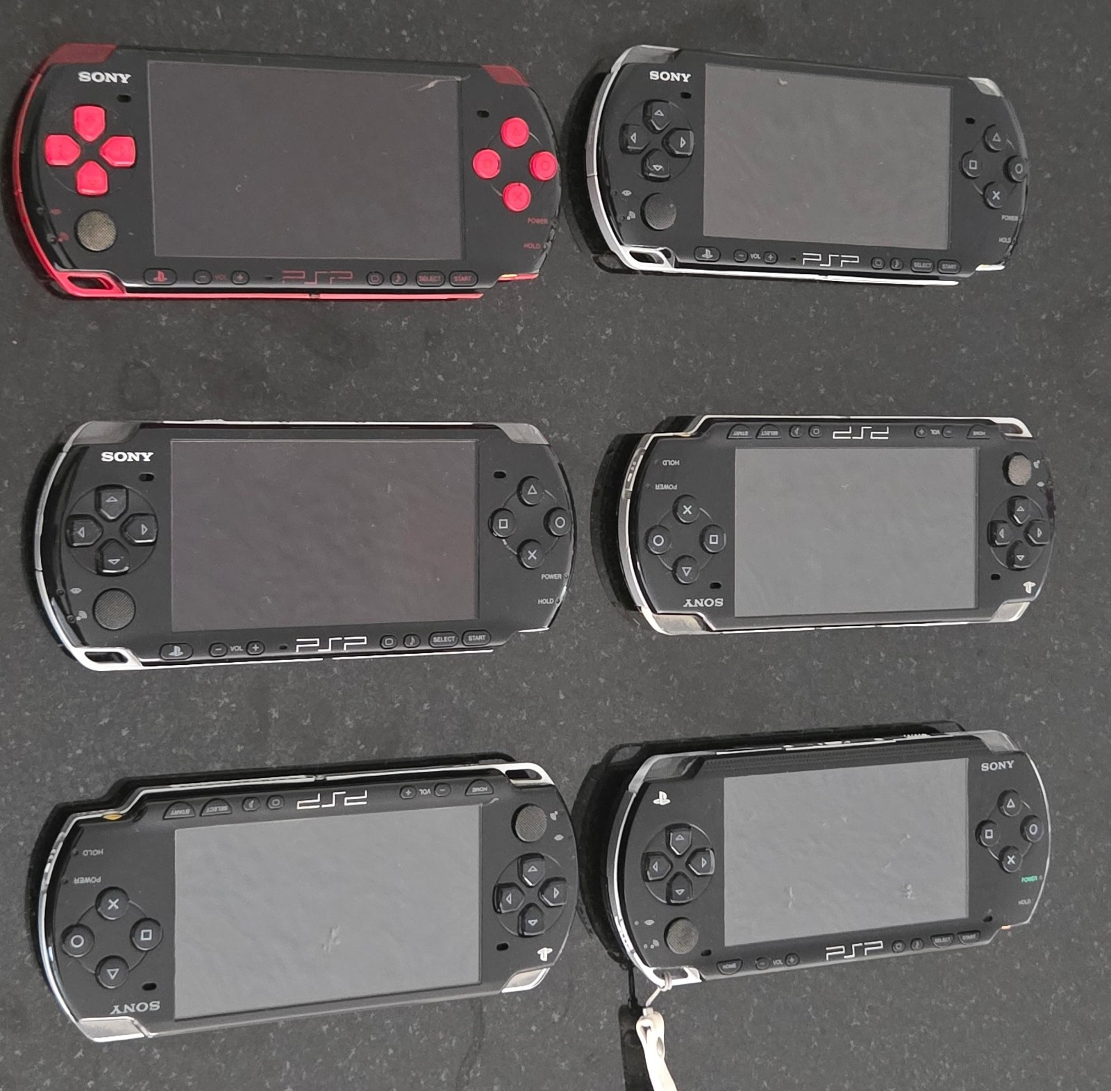 Sony PSP 1001 3001 Consoles Lot Of 5 – Working. Read
