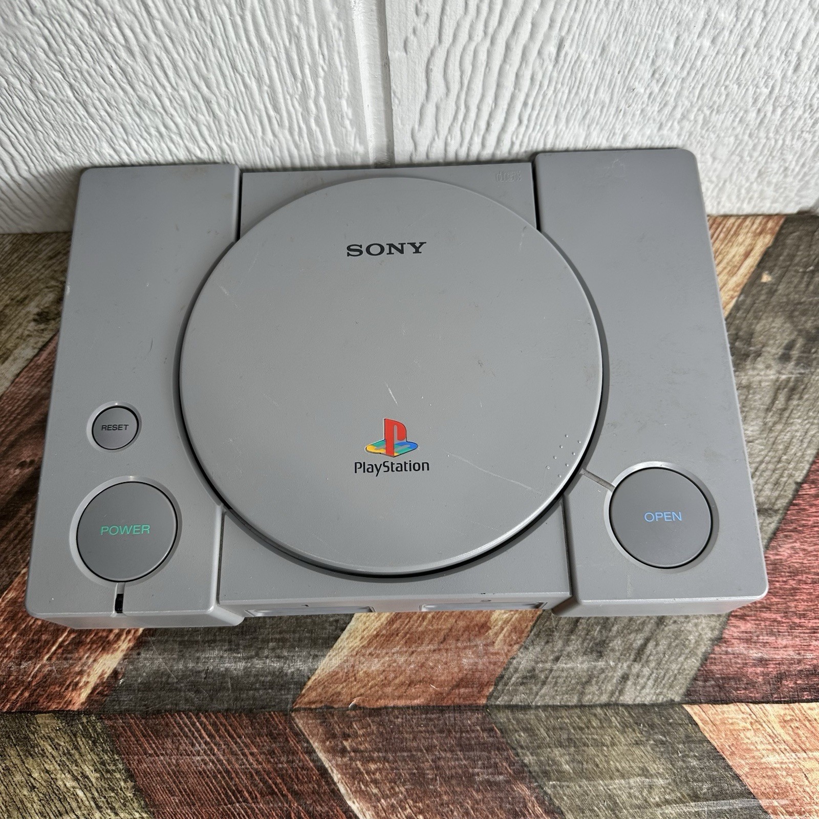 Sony PlayStation 1 PS1 Space Gray Console Gaming System SCPH-9001 & Controller