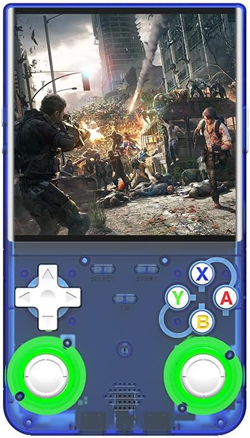 R36 Ultra Retro Handheld Game Console, with 128G Built-In 40000+ Games, 3000Mah