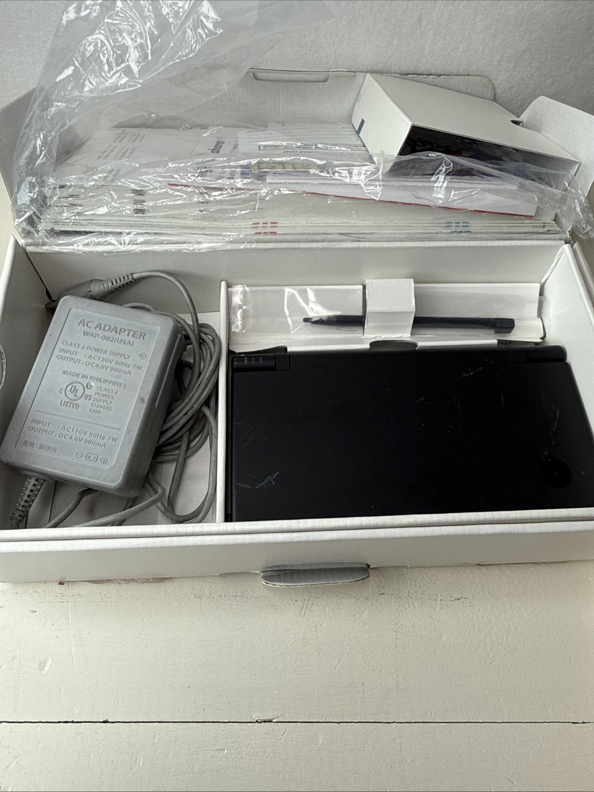 Nintendo DSi Black Handheld Console System CIB Tested Works, Original Box