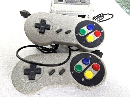 Unbranded Super Famicom Classic Mini Game Console W/ Controller & Cords Tested