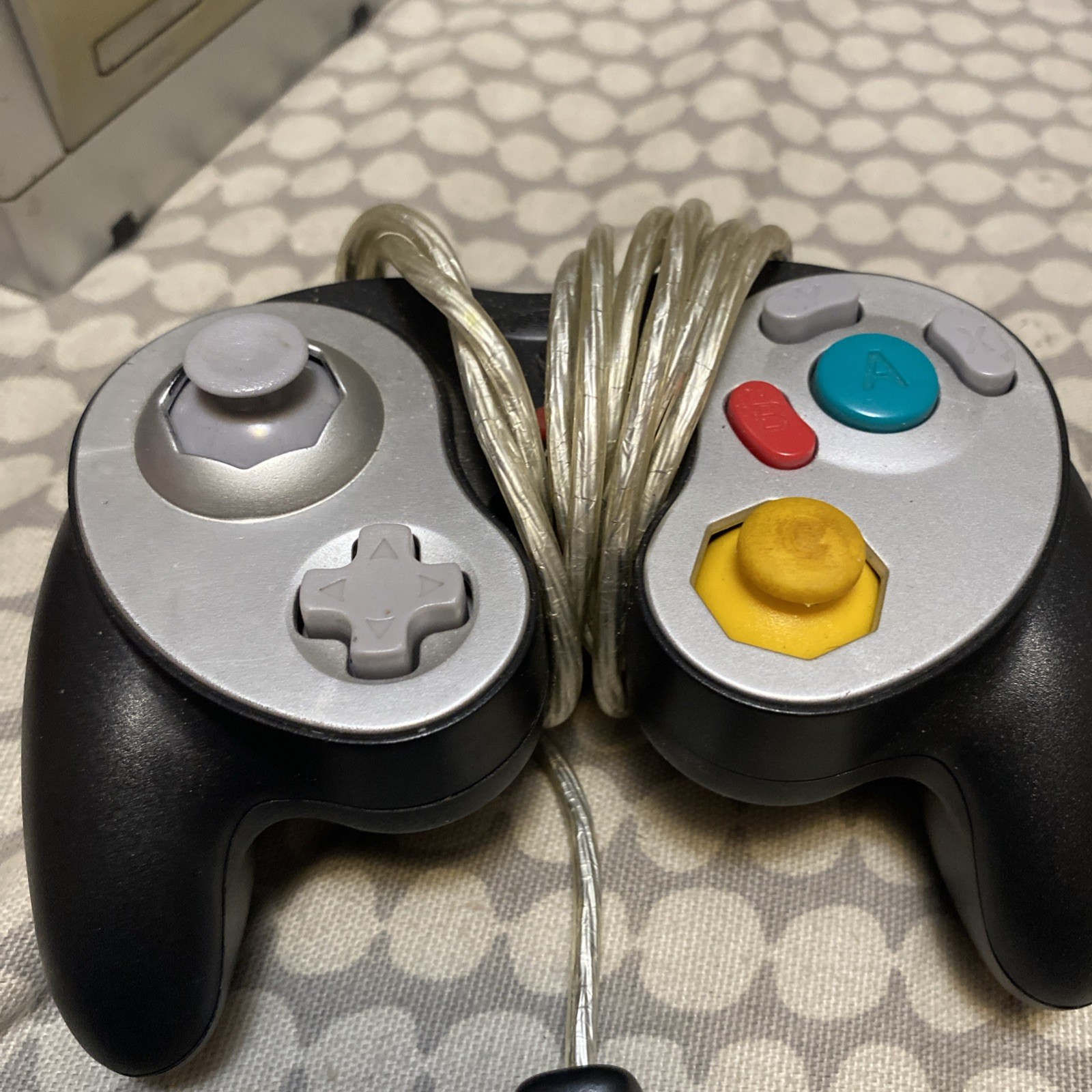 Platinum GameCube Works With Two Controllers Original Cords Tested Read