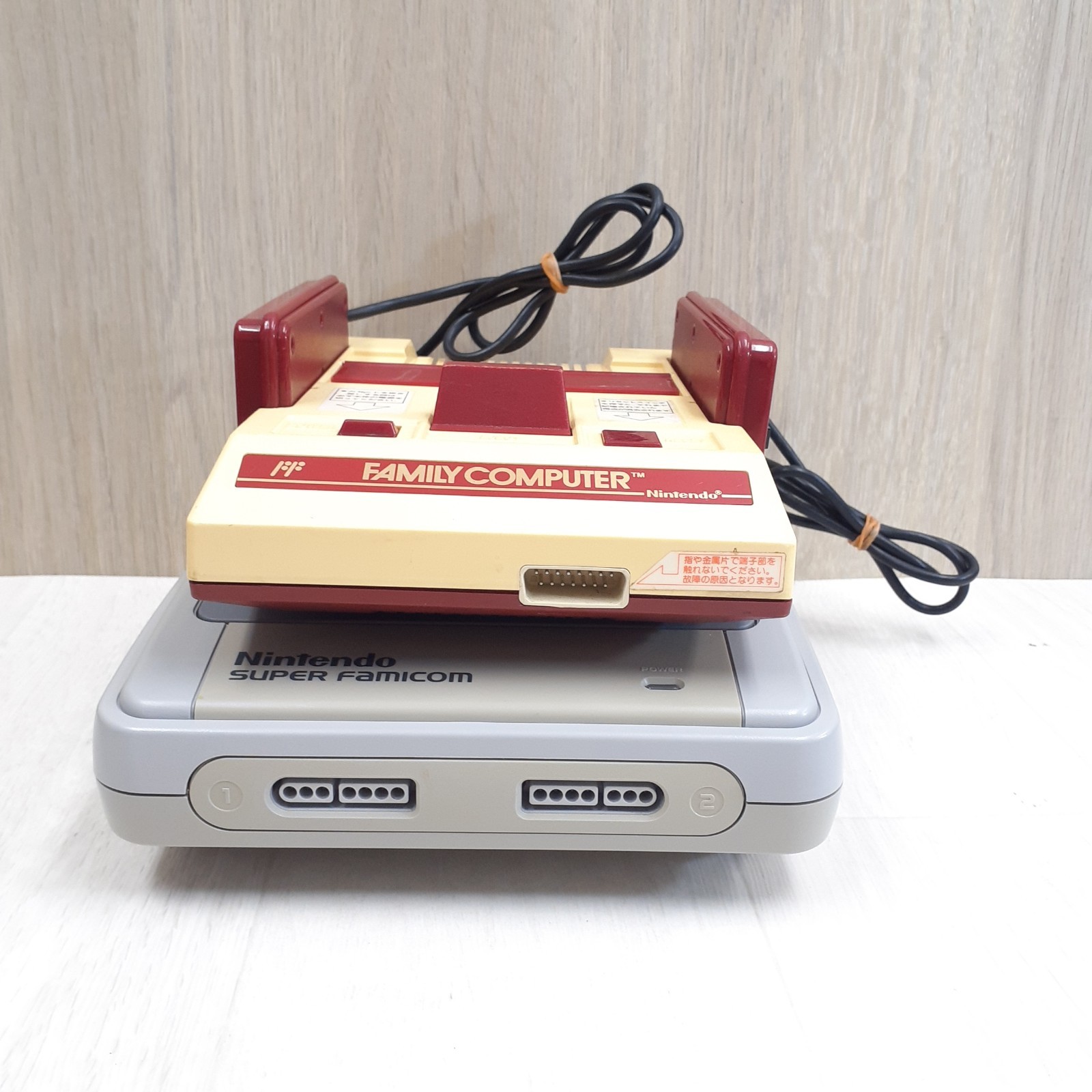Nintendo Super Famicom & Famicom Console Bundle with 8 Games NTSC-J Japan Tested