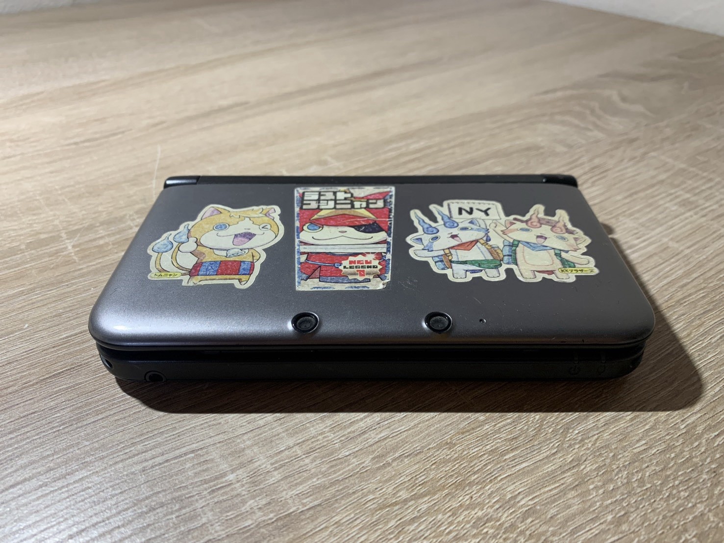 0858 Nintendo 3DS LL Silver Black Normal TESTED