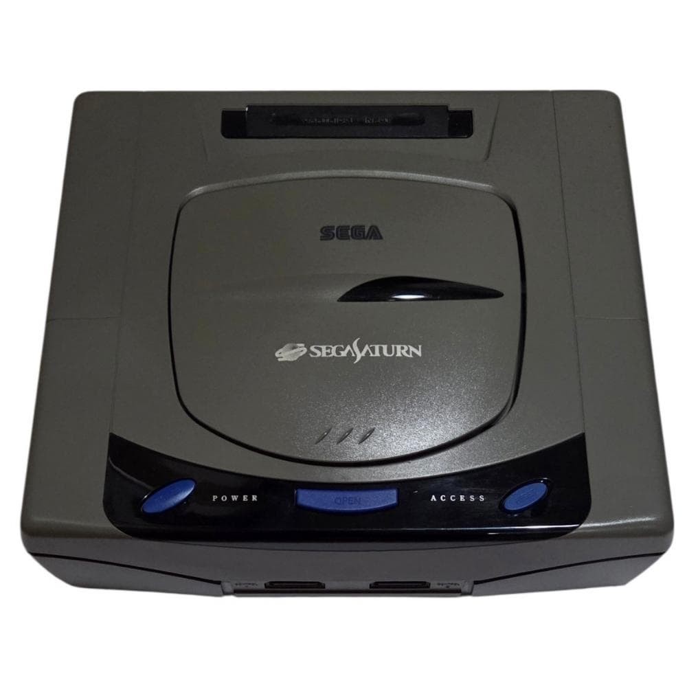 Boot confirmed battery replaced Sega Saturn main unit HST 3210 with controller
