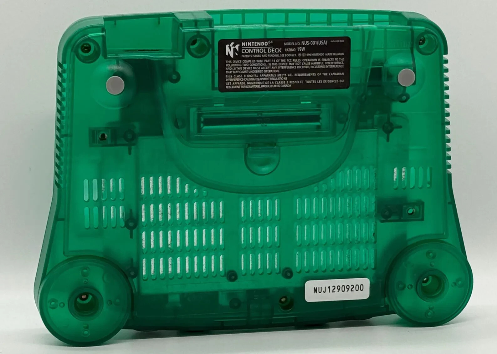 NEW Nintendo 64 N64 Limited Clear Emerald Green Custom Multi-Color LED Rare