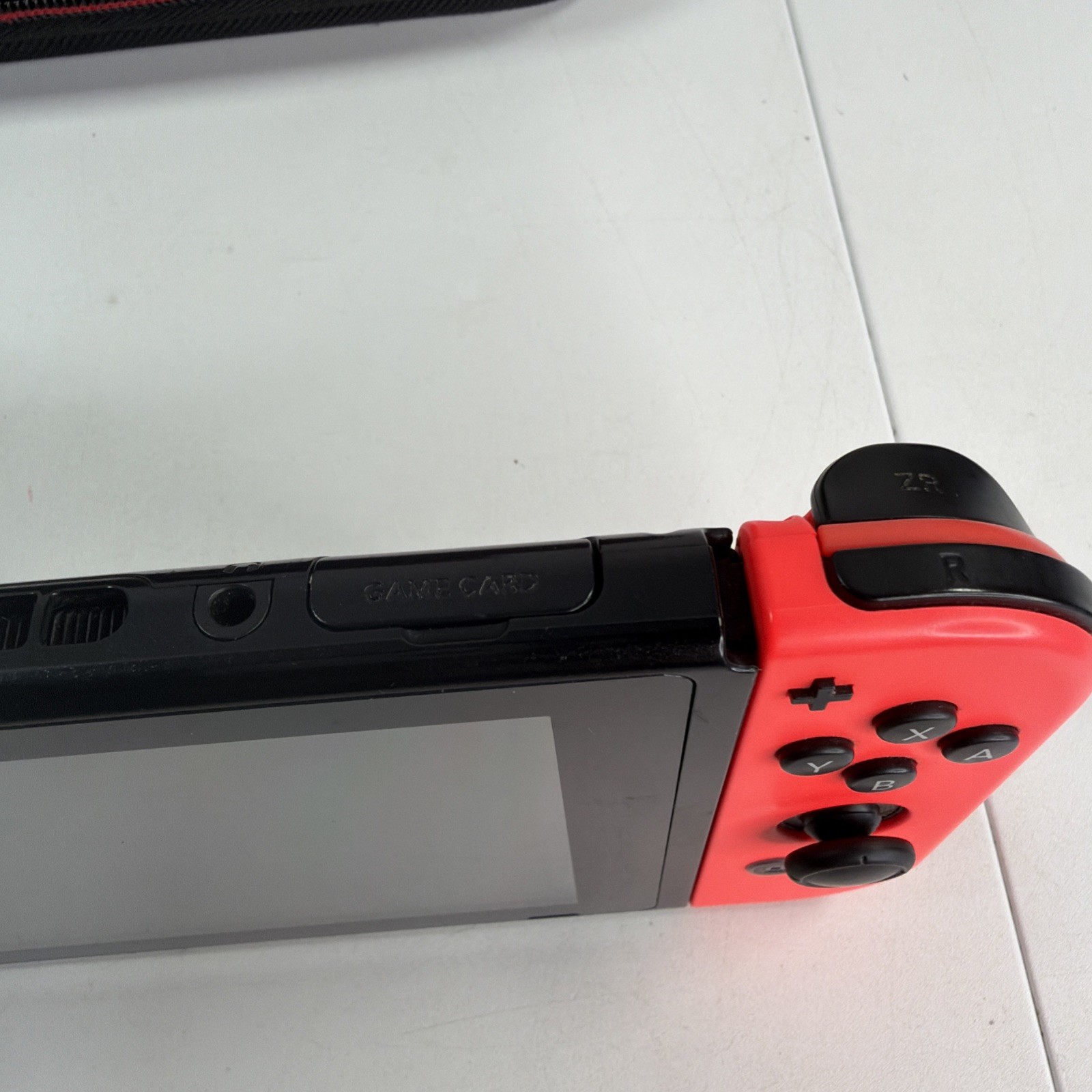 Nintendo Switch HAC-001 32GB Black Console w/Neon Red & Blue Joy-Con 128gb Micro