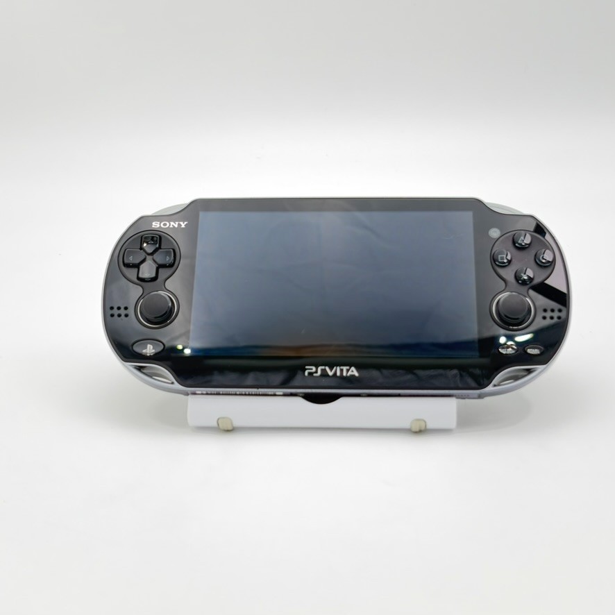 Sony PS Vita PCH-1100 Crystal Black 3G/Wi-Fi Model Console OLED Boxed From Japan