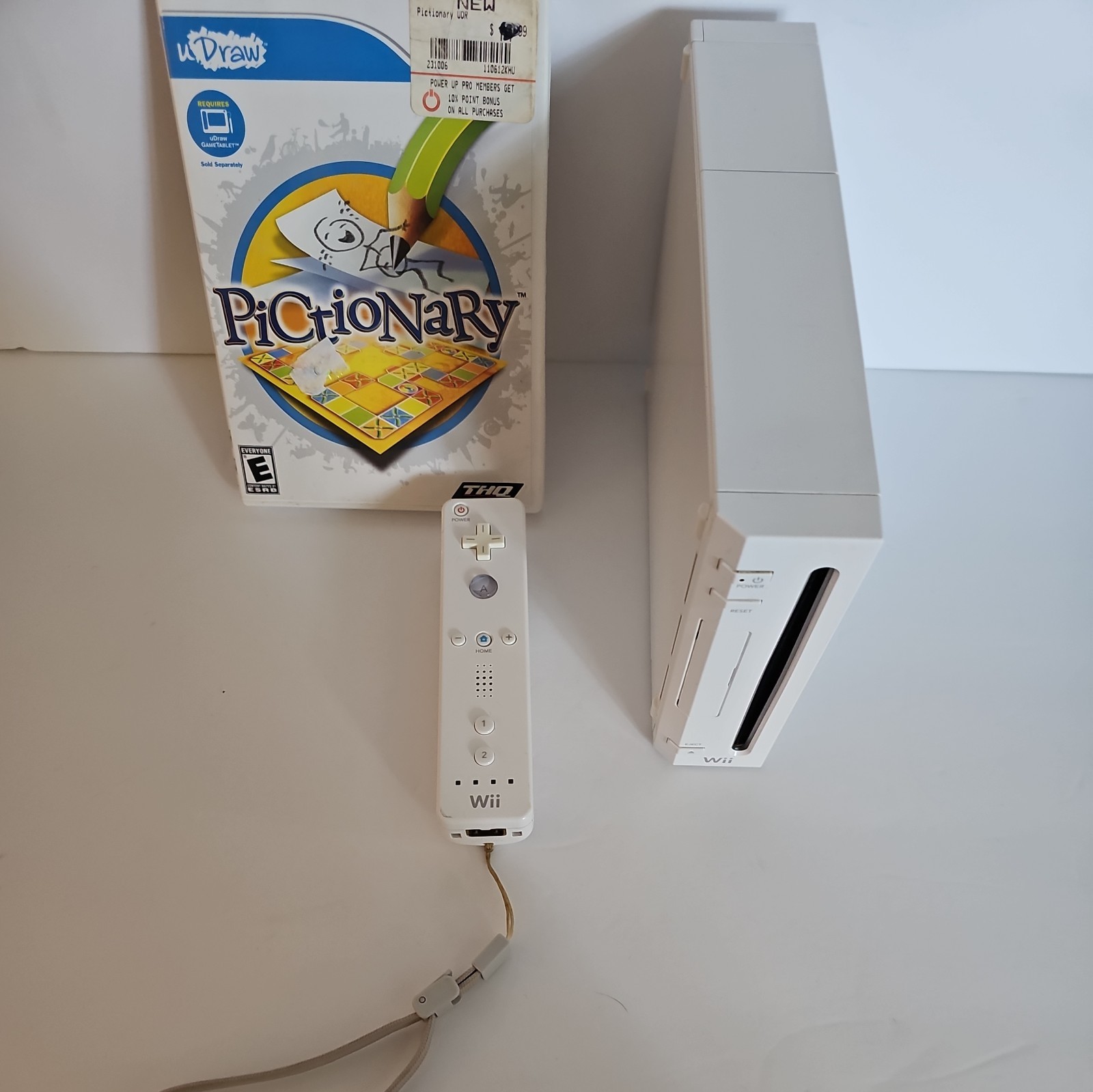 ♻️Nintendo Wii RVL-001 512 MB Home Console – White w/Remote & Game!!