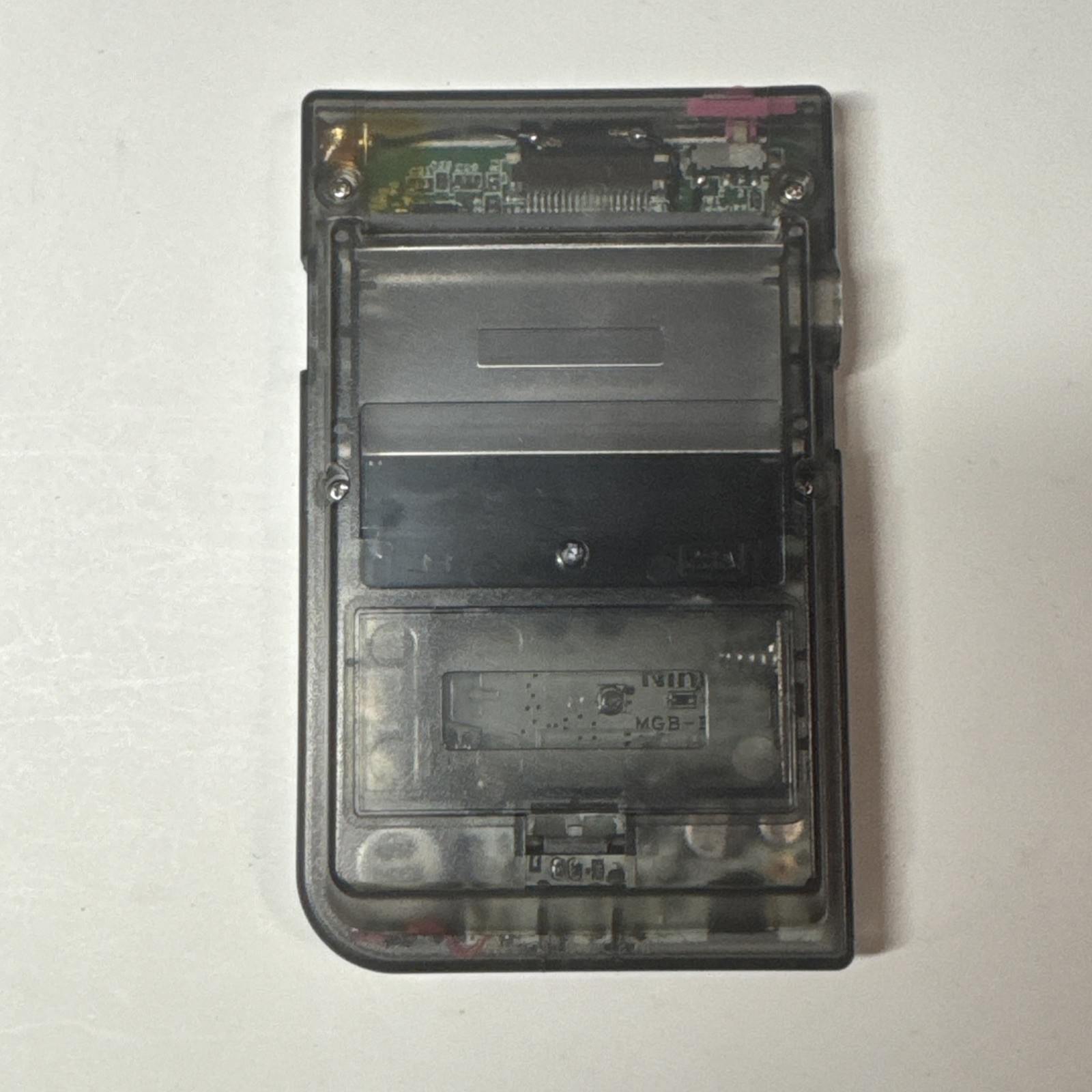 Custom Gameboy Pocket – IPS Backlight Screen – Clear Smoke Black – Tested