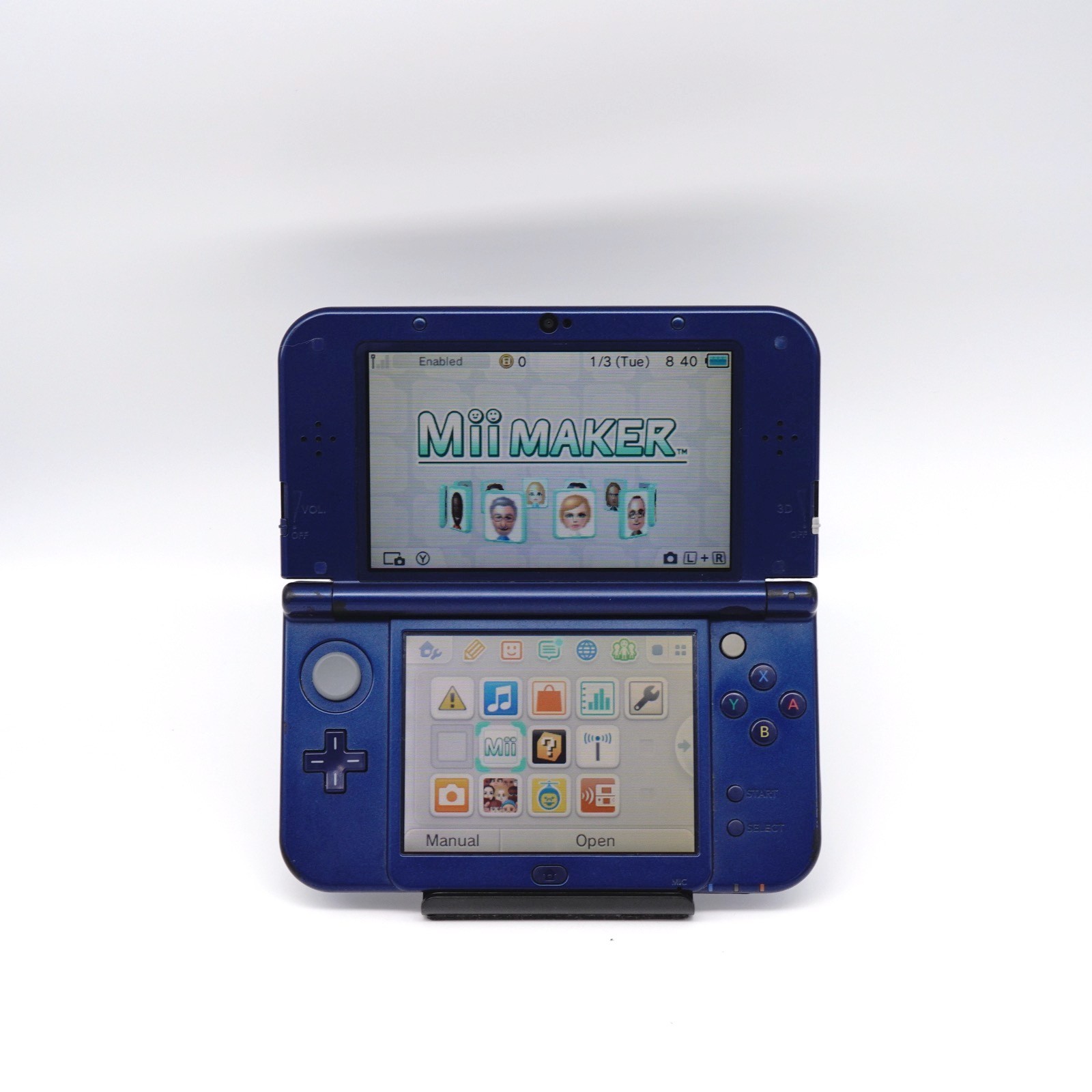 Nintendo NEW 3DS LL XL Metallic Blue Console w/ Extras (USA Seller) IPS