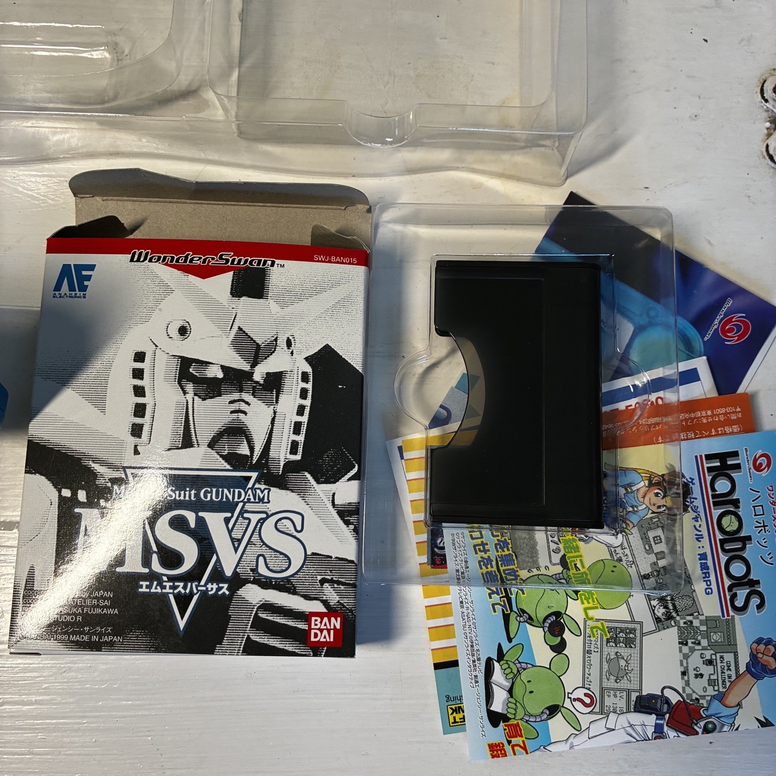 Bandai WonderSwan Gundam MSVS Earth Federation Limited Console CIB US Seller