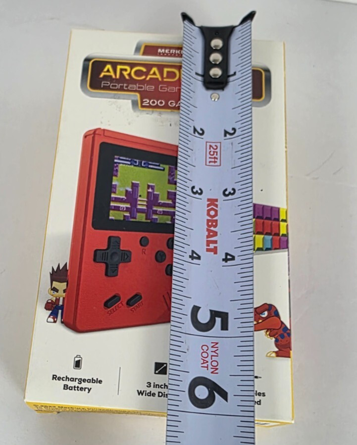 Merkury Innovations Arcade Fun Portable Game Console with 200 Games