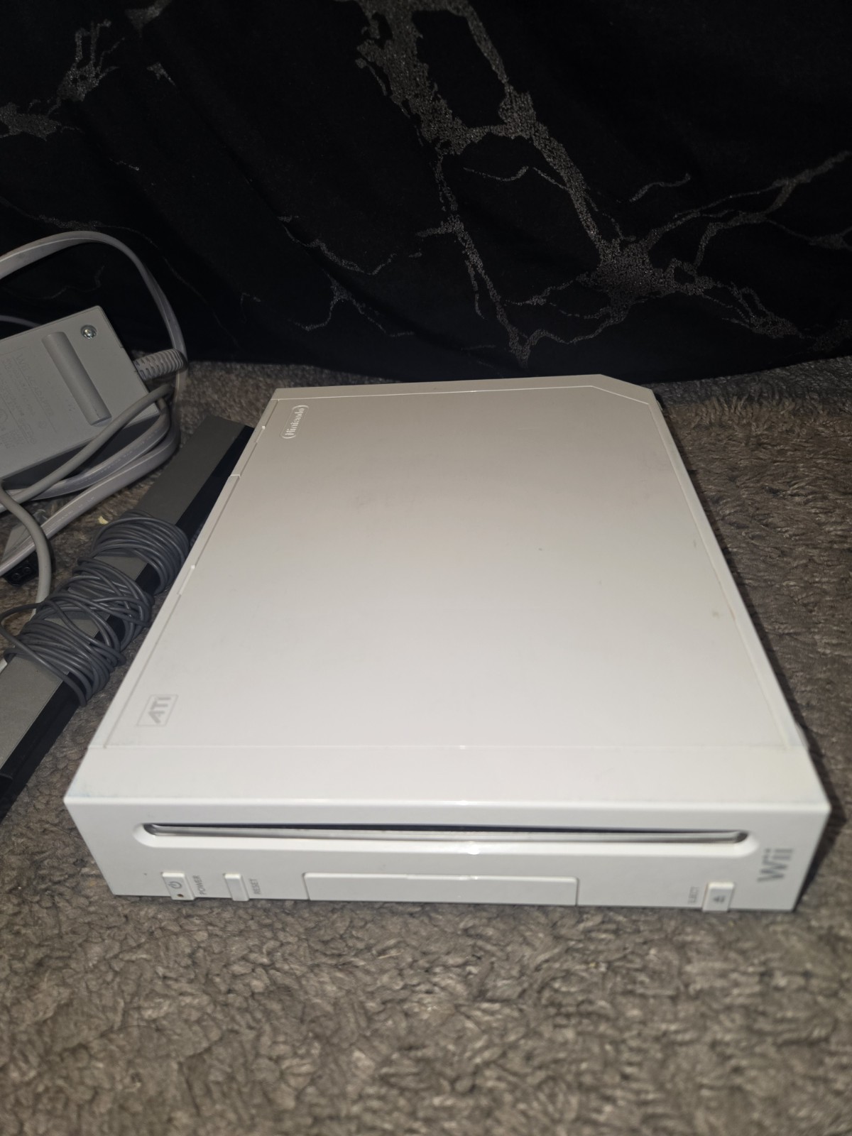 Nintendo Wii White Video Game Console (RVL-001) Bundle no Controller All Oem