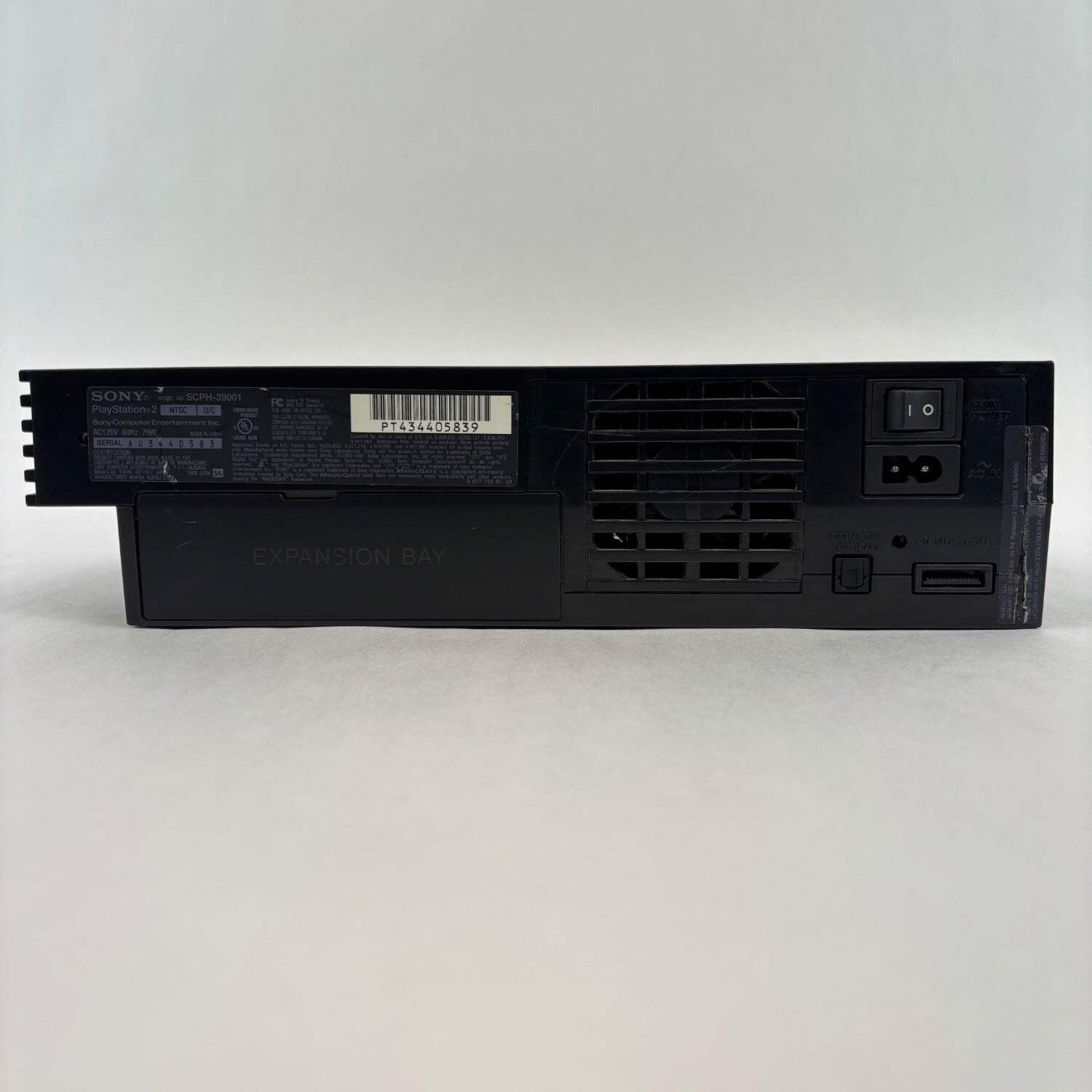 Sony PlayStation 2 PS2 Black Console Gaming System SCPH-39001 Read