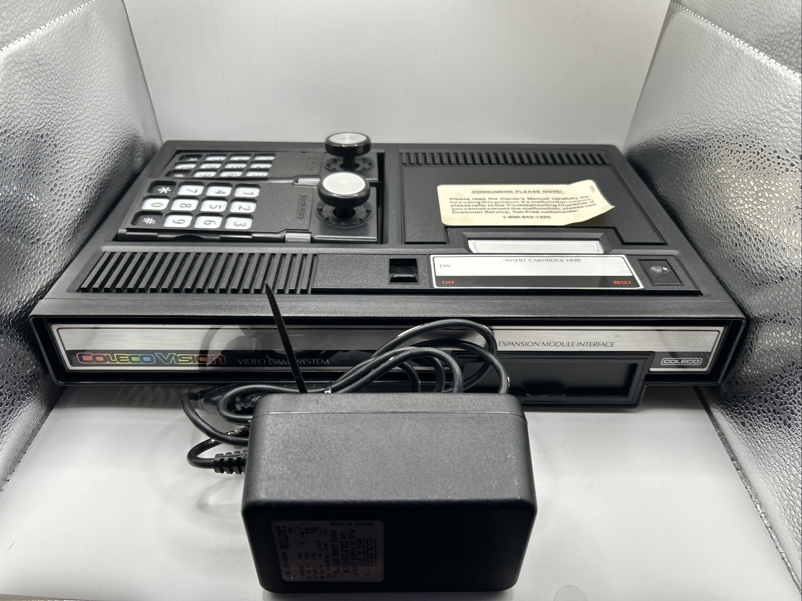 ColecoVision Video Game System Console Model 2400 w/ Controllers -Tested