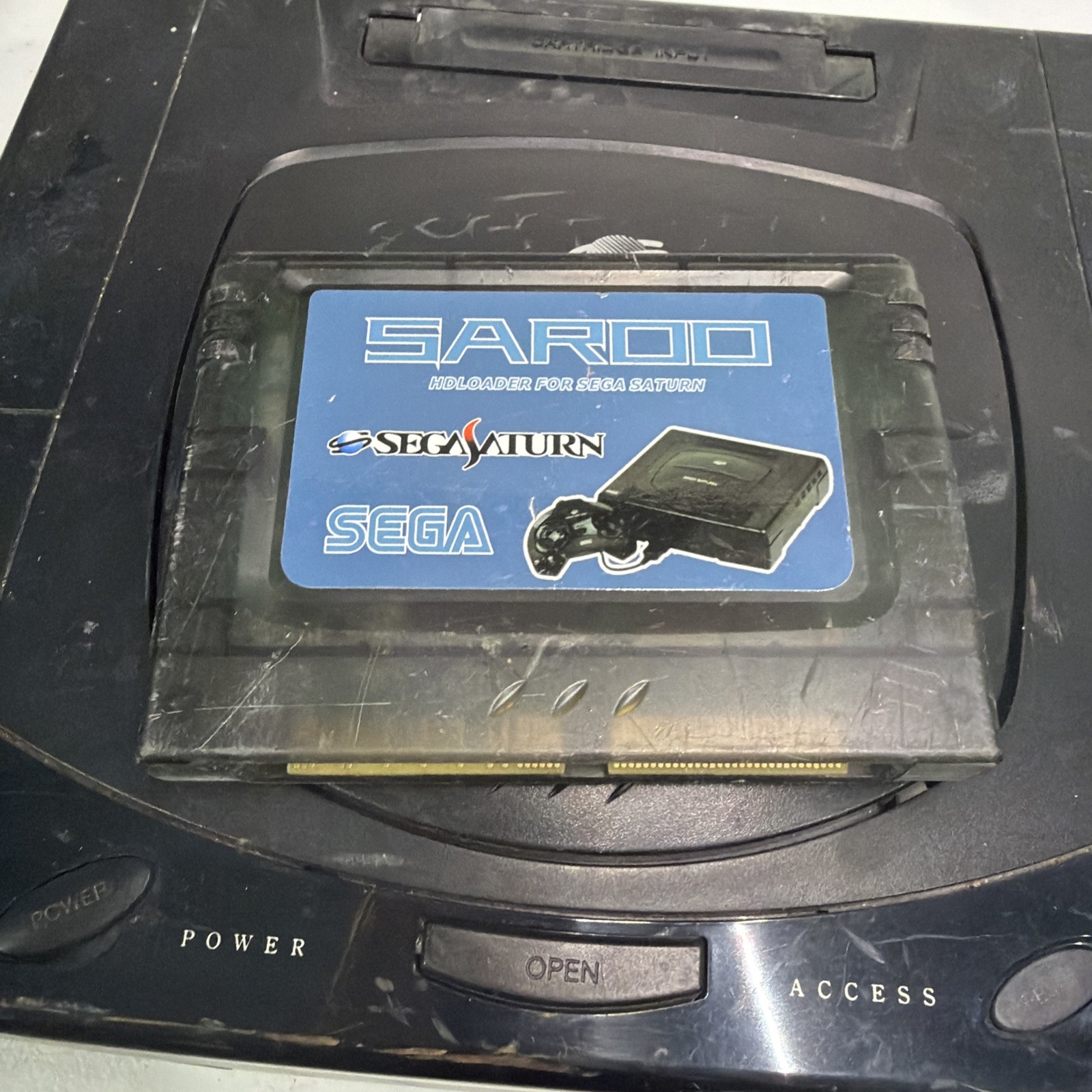 Sega Saturn Console And HDLOADER Untested **For Parts or Repair**